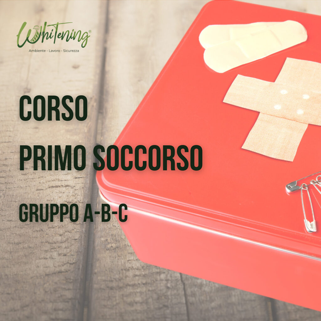 Formazione Primo Soccorso - Gruppi A, B e C